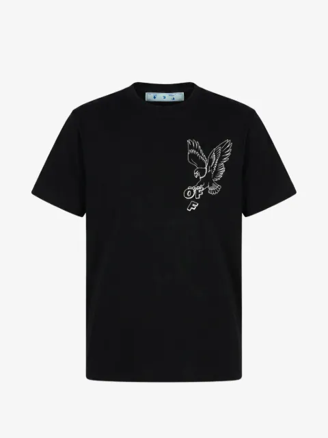 Off-White camiseta con águila estampada