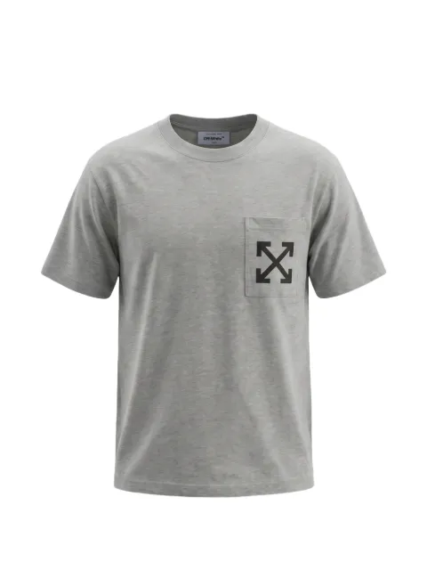 Off-White Arrows-print patch pocket T-shirt