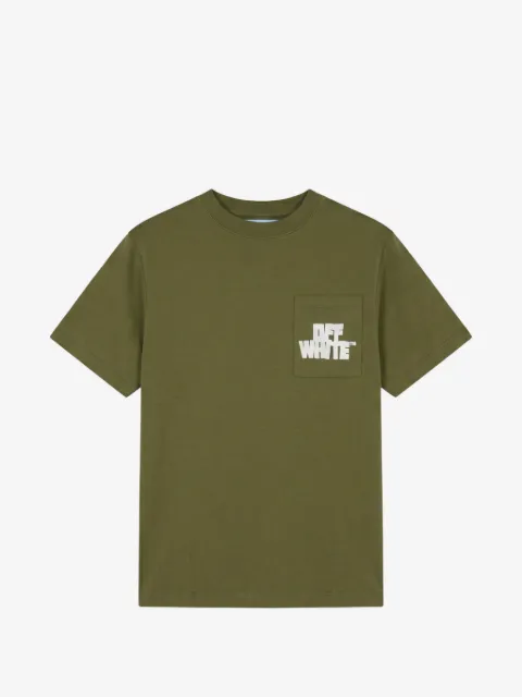 Off-White logo-print pocket T-shirt