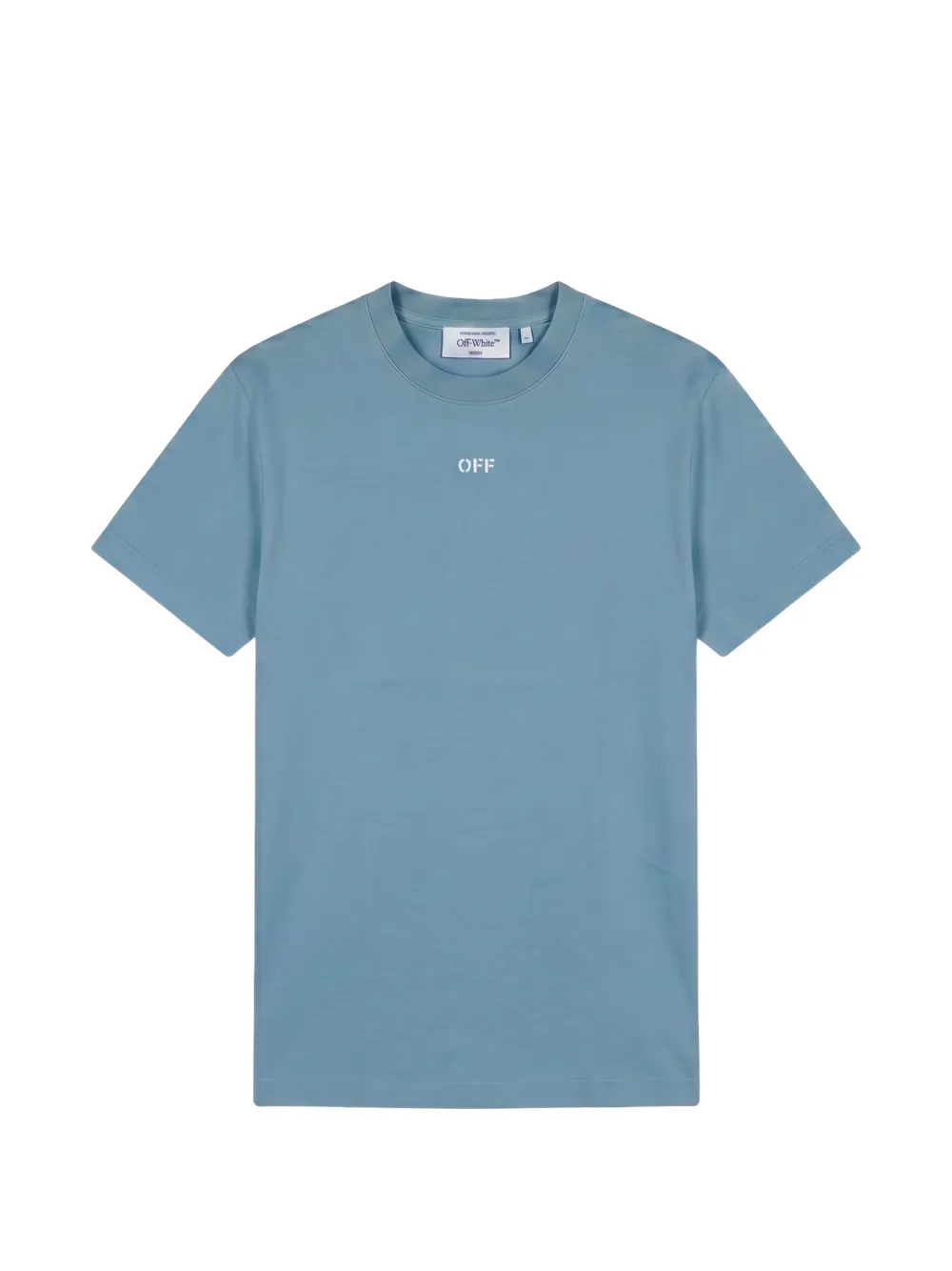 Off-White logo-print T-shirt - Blu