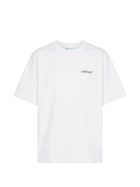 Off-White logo-embroidered T-shirt