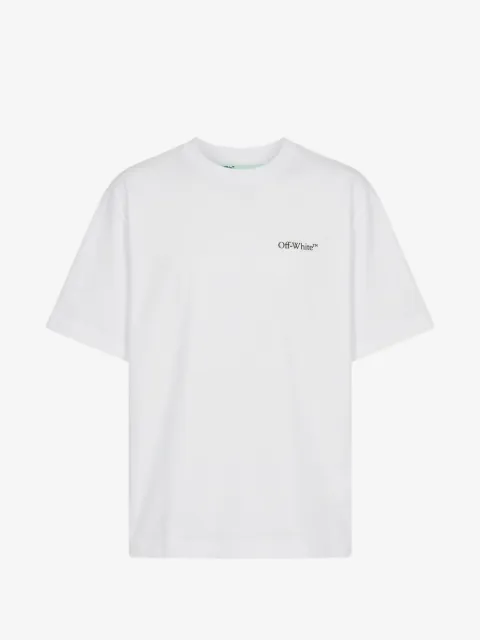 Off-White camiseta con logo bordado