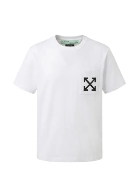 Off-White Arrows-print patch pocket T-shirt