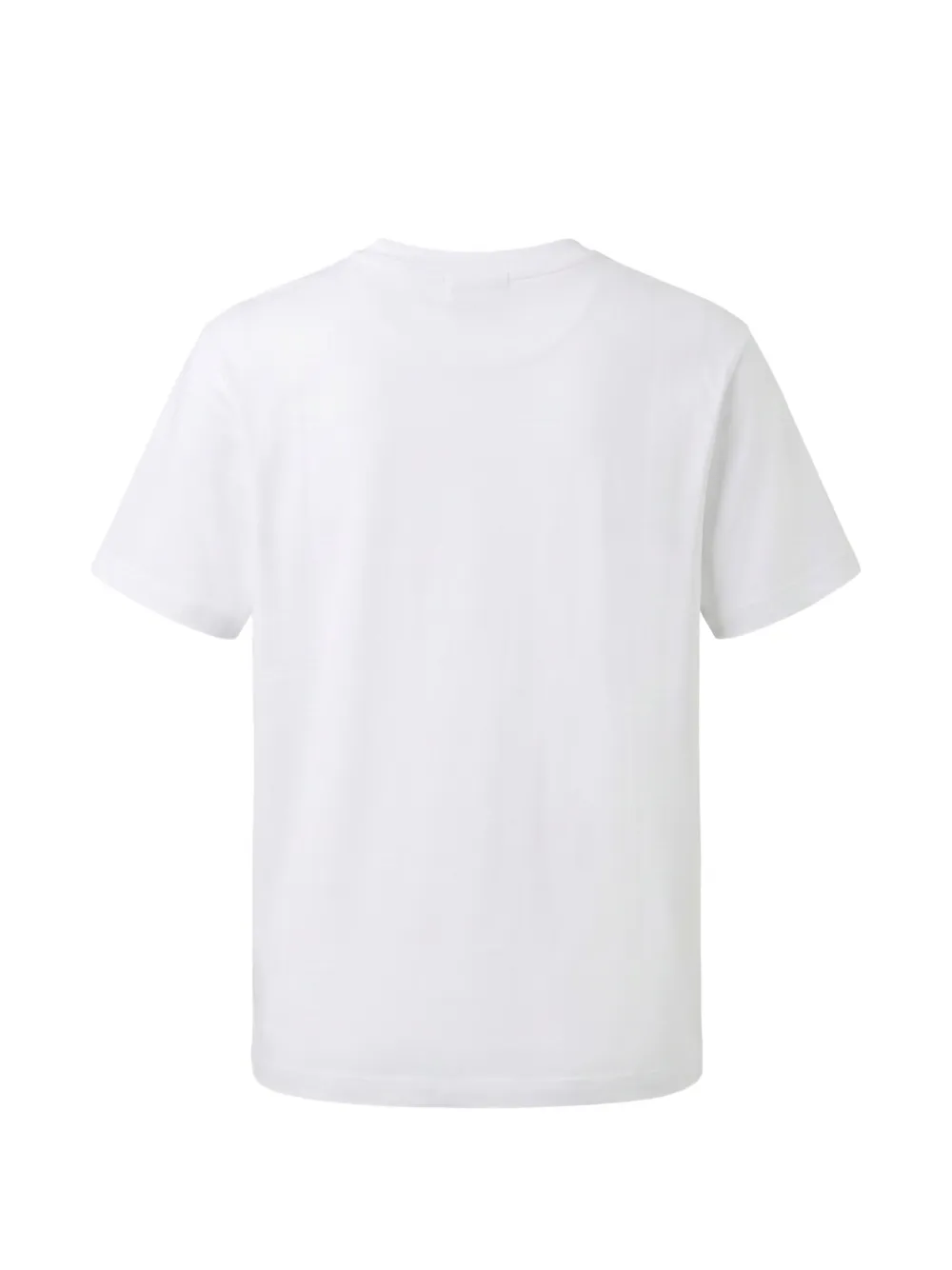 Off-White T-shirt met opgestikte zak en Arrows-print Wit