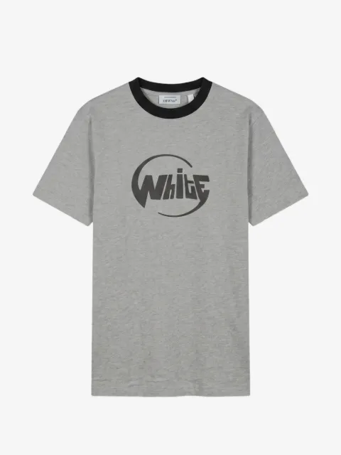 Off-White playera con estampado gráfico