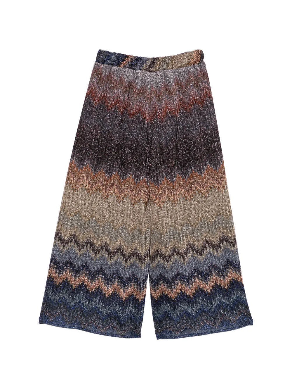 Missoni Kids Broek met wijde pijpen Zwart