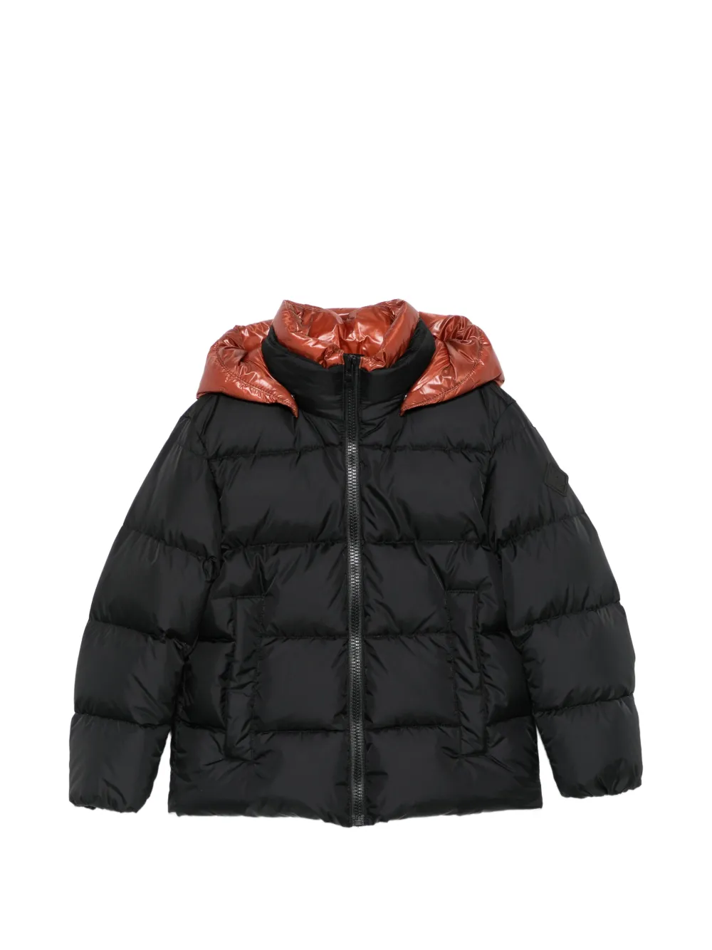 Herno Kids hooded padded jacket - Nero