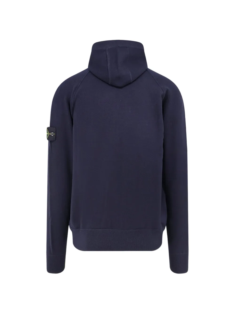 Stone Island Hoodie met logopatch Blauw