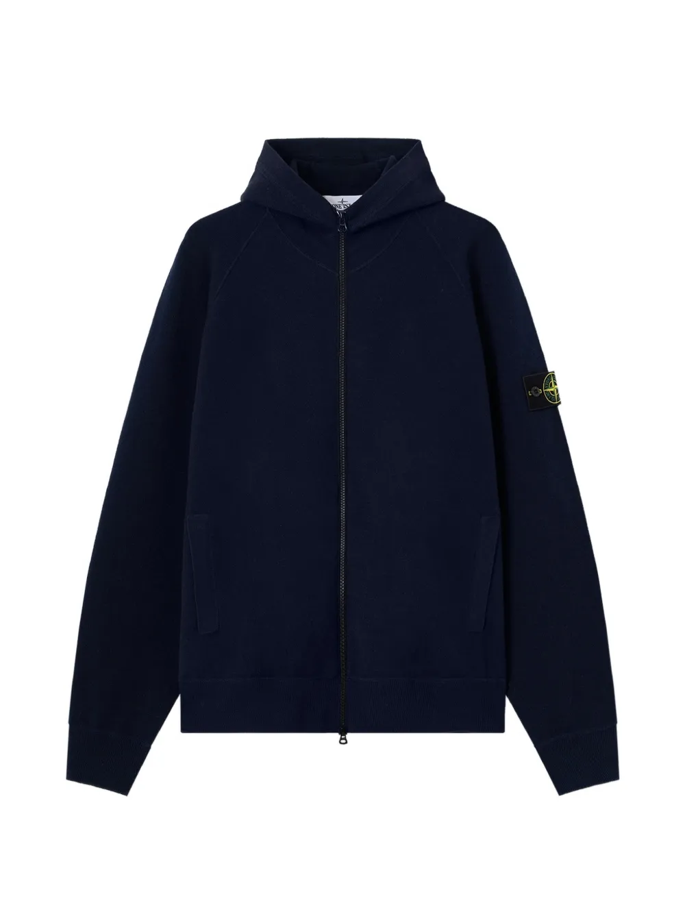 Stone Island Hoodie met logopatch Blauw