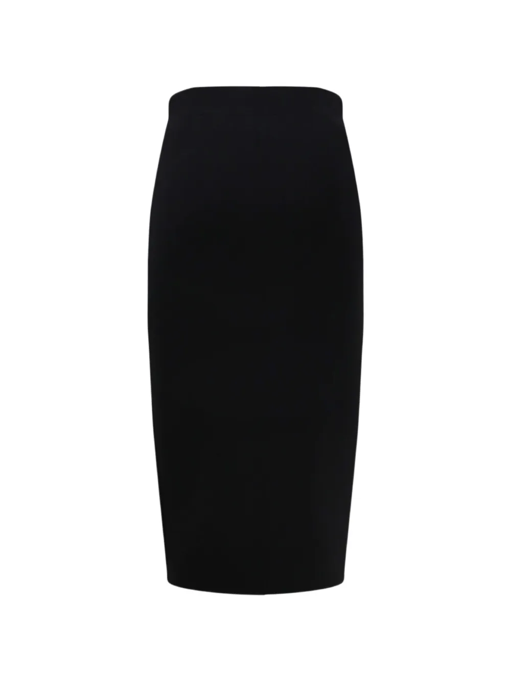 Elisabetta Franchi Midi-rok met rits Zwart
