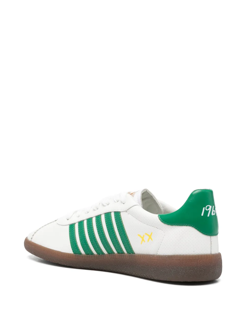 DSQUARED2 Rebels striped sneakers Wit