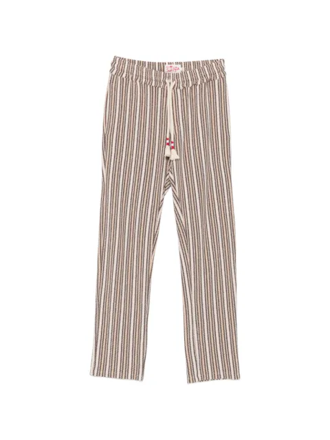 MC2 Saint Barth Calais chevron-stripe drawstring trousers