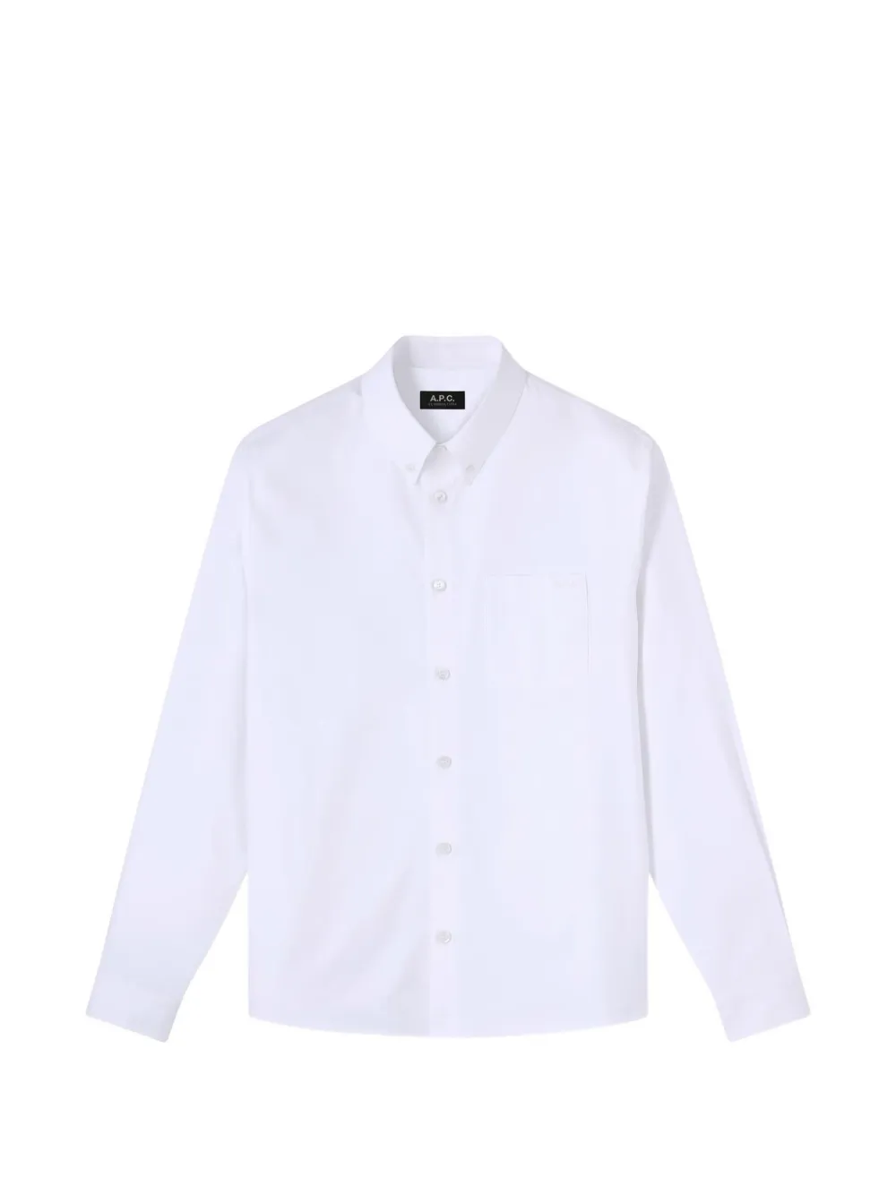 A.P.C. Greg Oxford shirt - Bianco