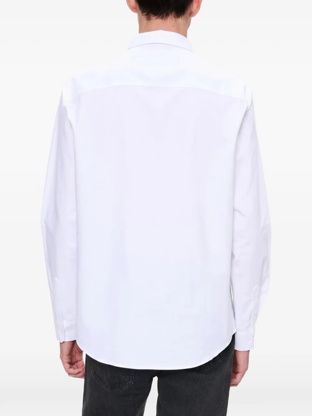 A.P.C. Greg Oxford shirt Wit