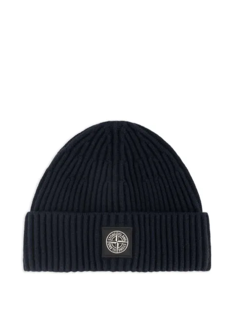 Stone Island Gerippte Beanie