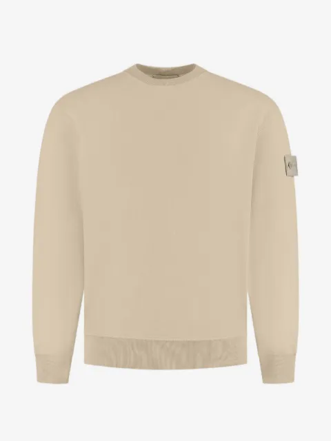 Stone Island suéter con parche del logo