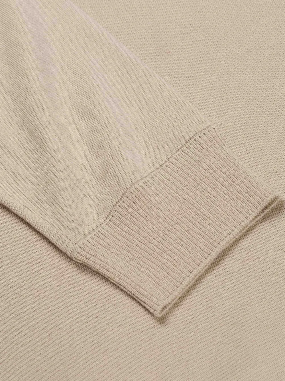 Stone Island Trui met logopatch Beige