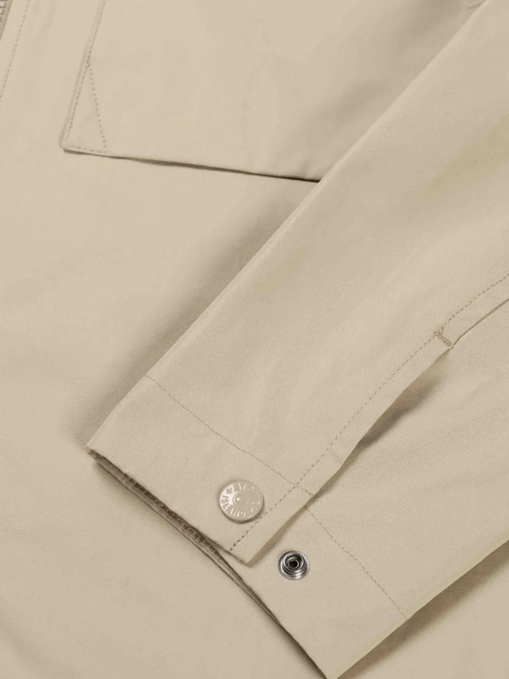 Stone Island logo-patch zip-up jacket | Shirt Jackets | Image 2