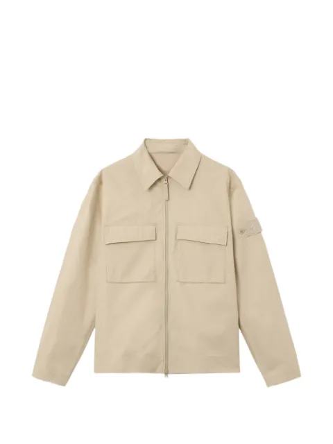 Stone Island 1200018 all-weather cotton canvas Ghost Piece overshirt