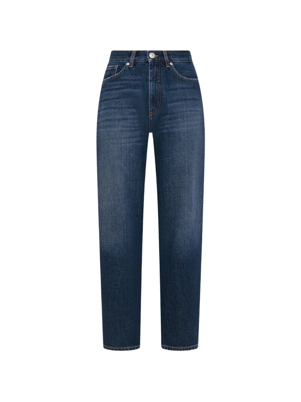 Seventy faded tapered-leg jeans - Blu