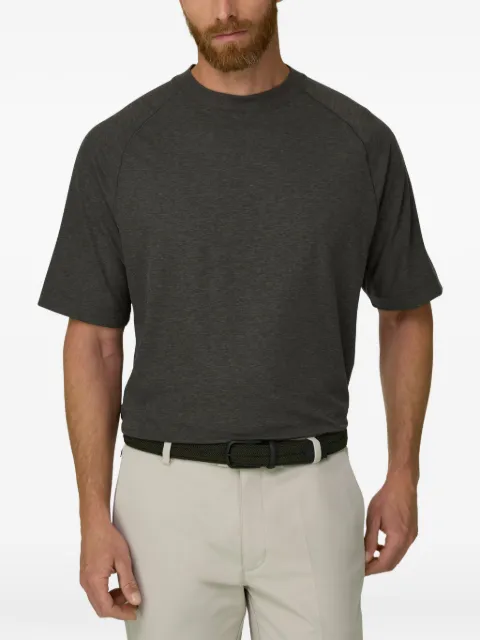 Boggi Milano T-shirt in piqué cotton-blend mélange B-Tech