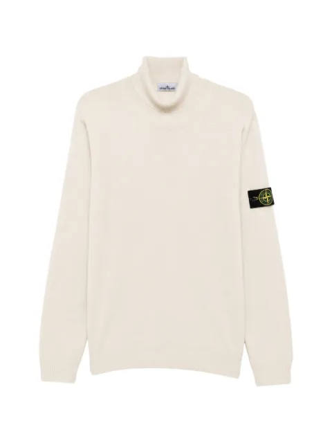 Stone Island 5100025 Light Pure Rws Wool regular-fit turtleneck sweater