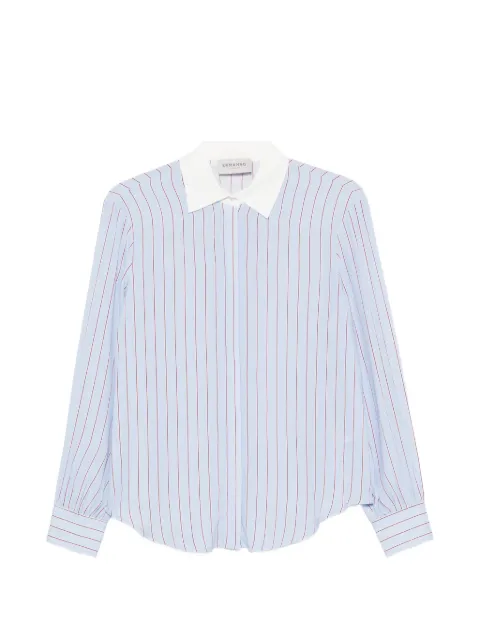ERMANNO FIRENZE  camisa manga larga con rayas verticales estampadas