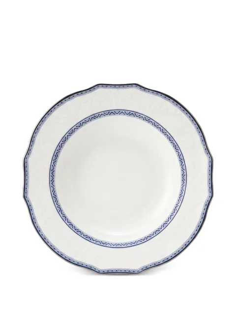 GINORI 1735 Jasmine floral-embossed soup plate