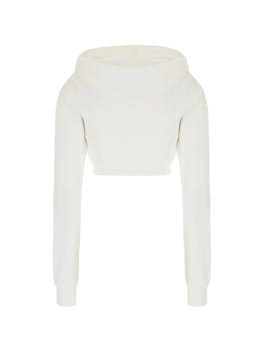 Balenciaga Cropped hoodie Wit