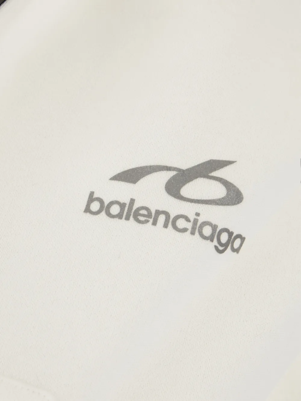 Balenciaga Cropped hoodie Wit