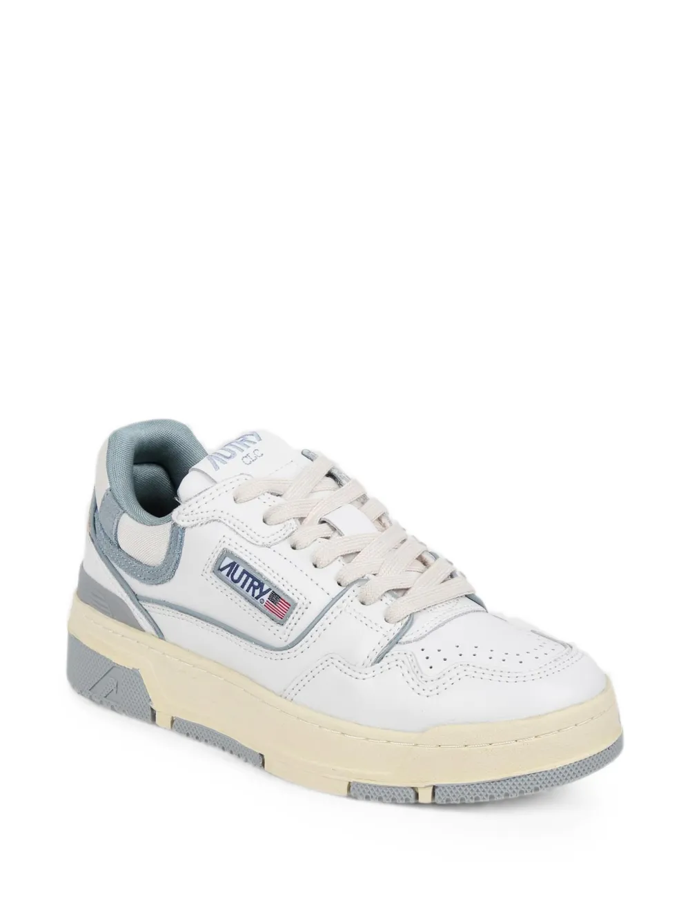 Autry CLC Low panelled leather sneakers Wit