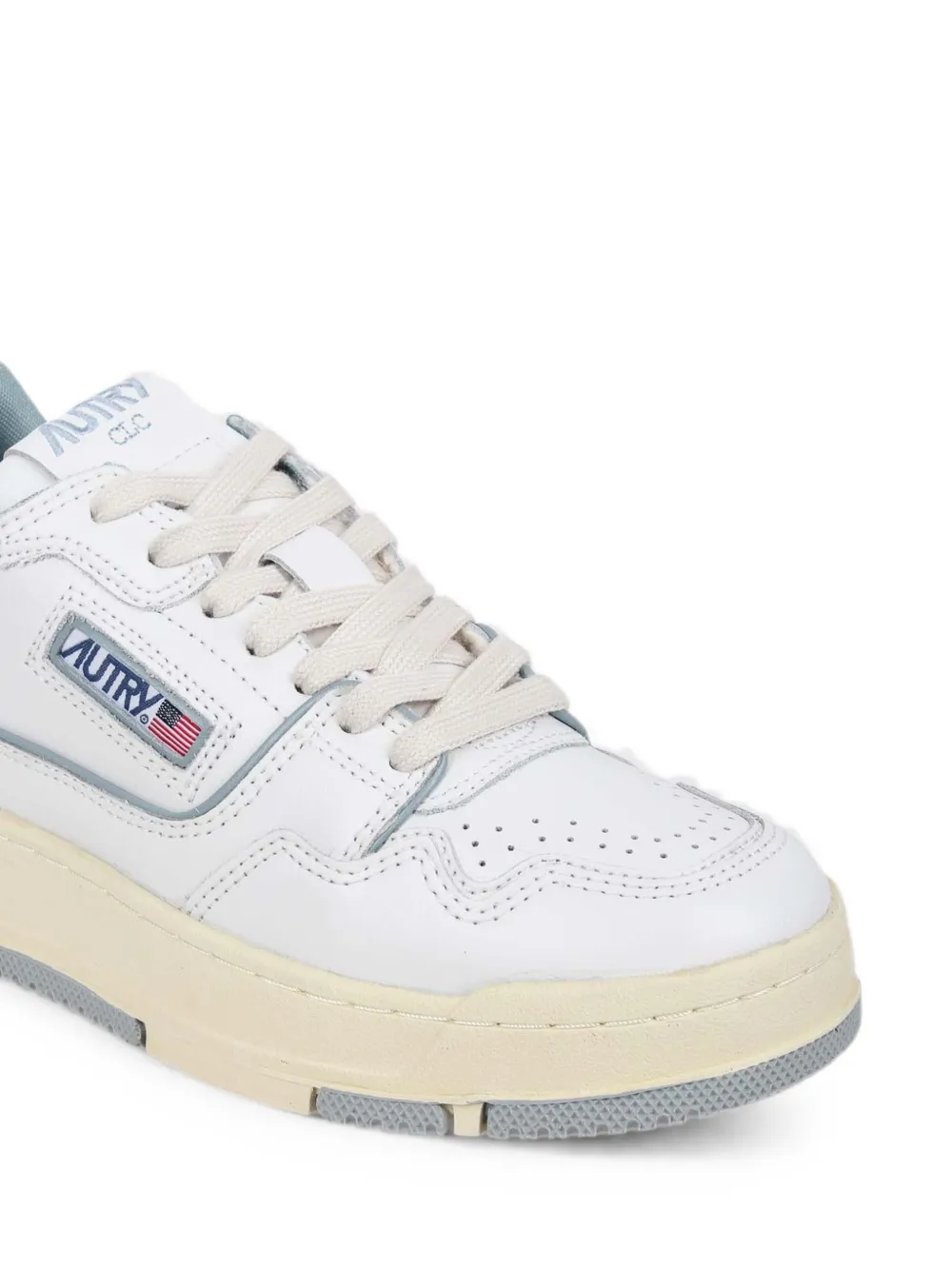 Autry CLC Low panelled leather sneakers Wit