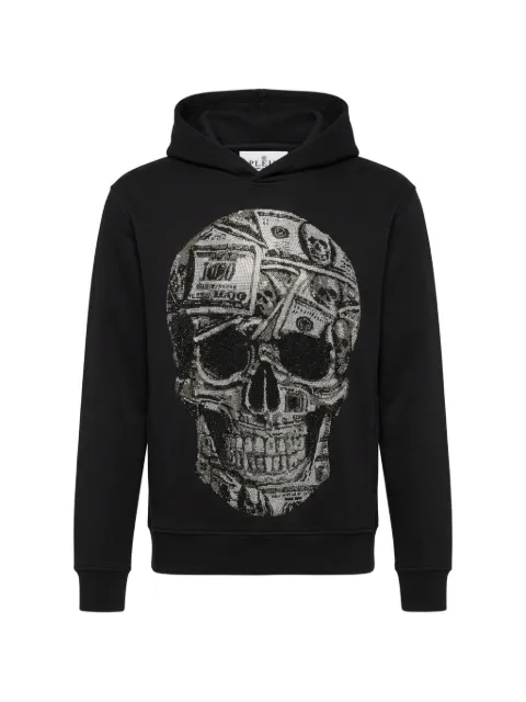Philipp Plein ビジュートリム スカルモチーフ パーカー