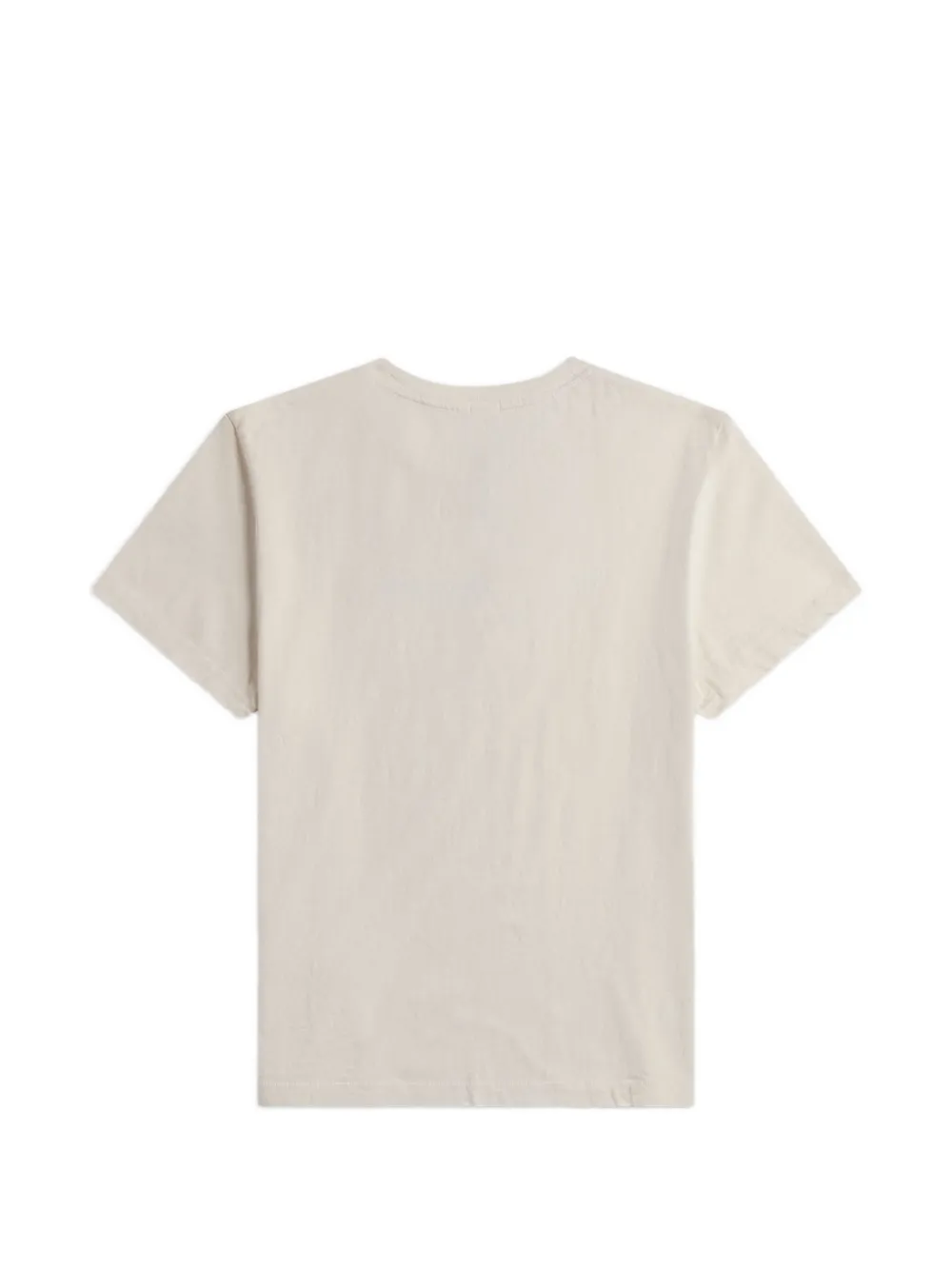 RE DONE T-shirt met grafische print Beige