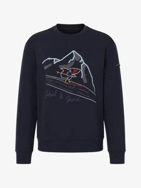 Paul & Shark Maglione con dettagli ricamati