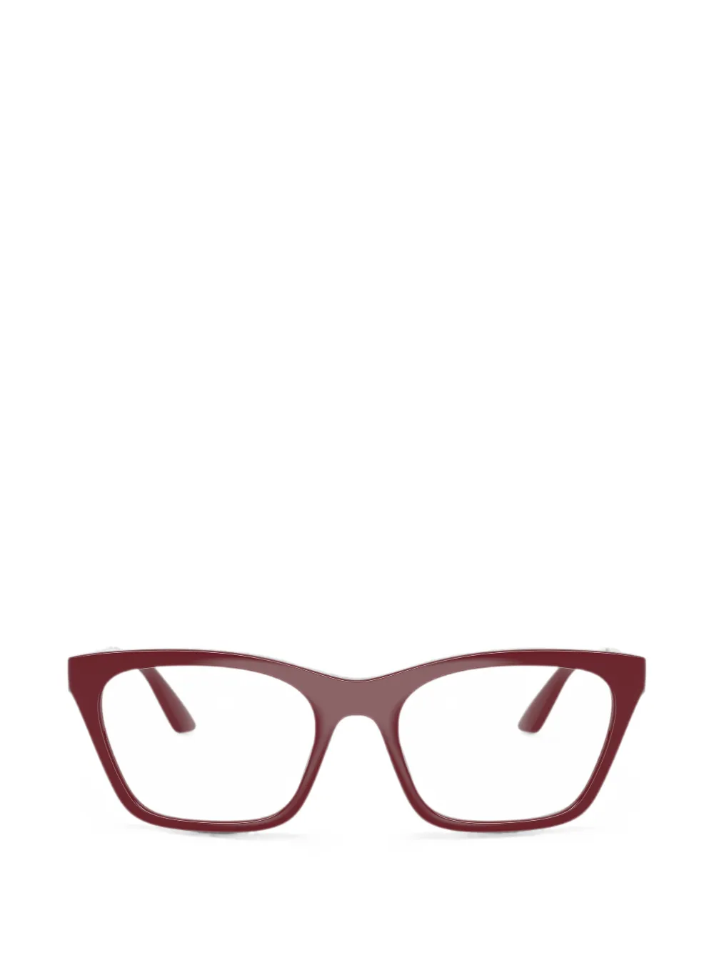 Emporio Armani cat-eye frame glasses - Rosso