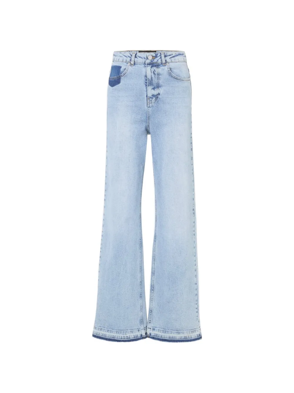 Iceberg Jeans met wijde pijpen Blauw