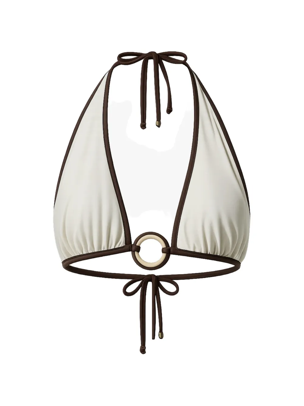 Baobab Helena Ring-detail Bikini Top In White