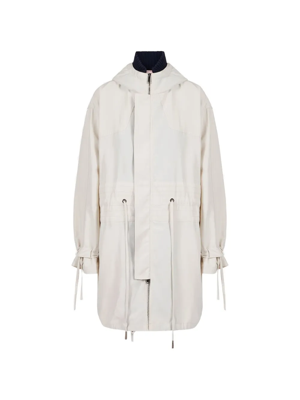 Iceberg hooded drawstring coat - Bianco