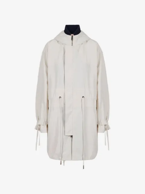 Iceberg hooded drawstring coat