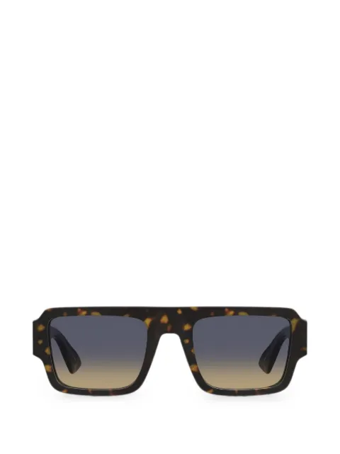 Moschino Eyewear tortoiseshell-effect rectangle-frame sunglasses
