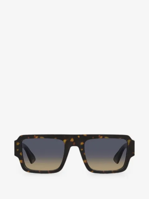 Moschino Eyewear tortoiseshell-effect rectangle-frame sunglasses
