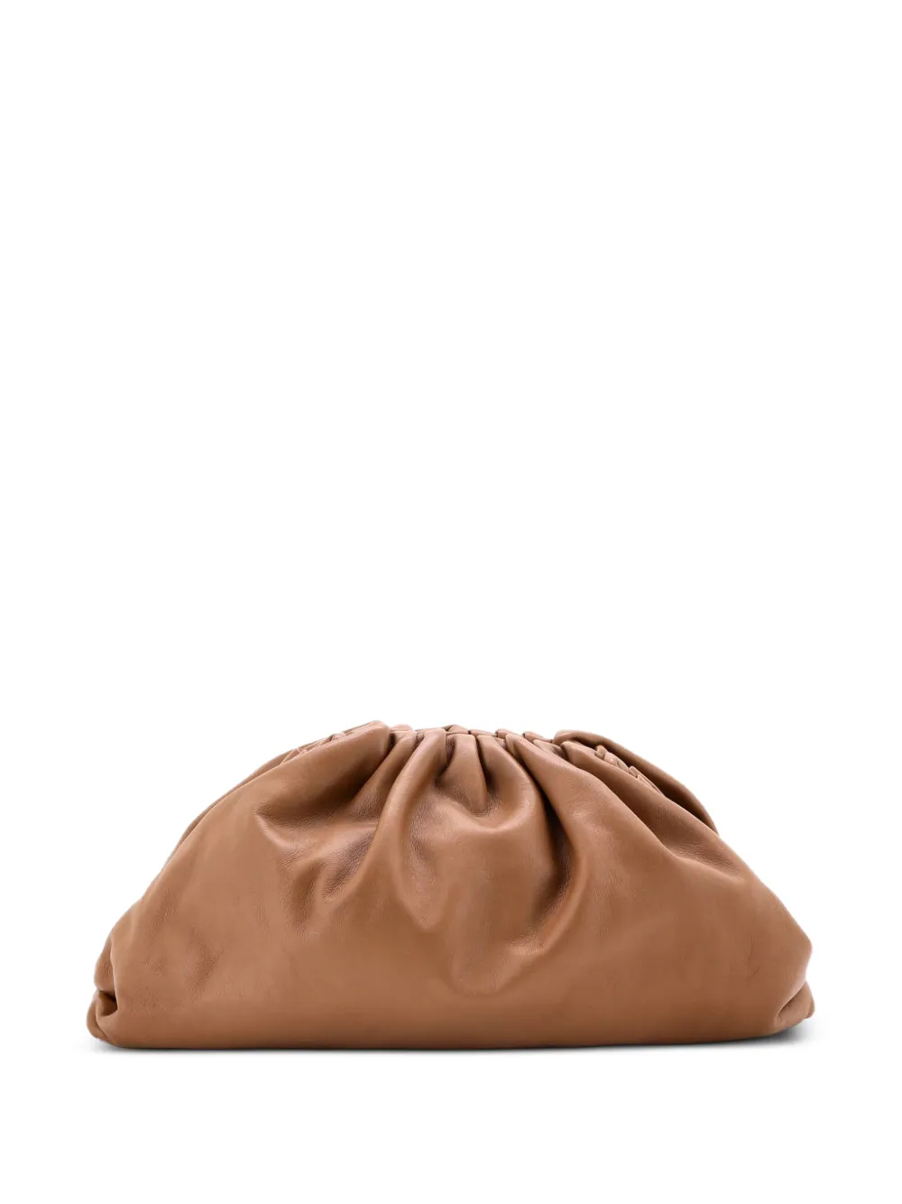 Bottega Veneta Pre-Owned The Pouch Leather clutch bag - Braun