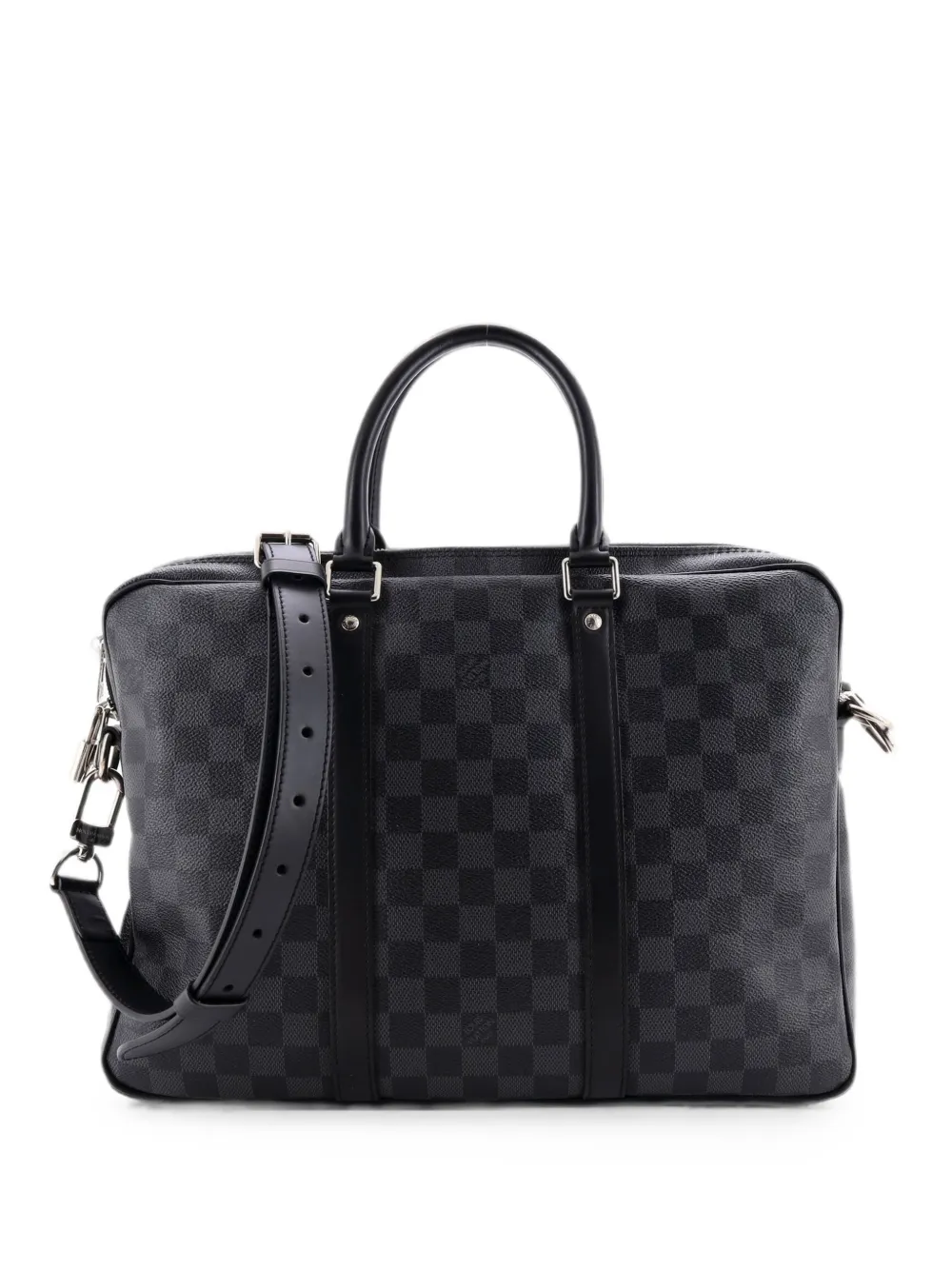 Louis Vuitton Pre-Owned Borsa porta pc Icare NM in tela Damier Graphite - Nero
