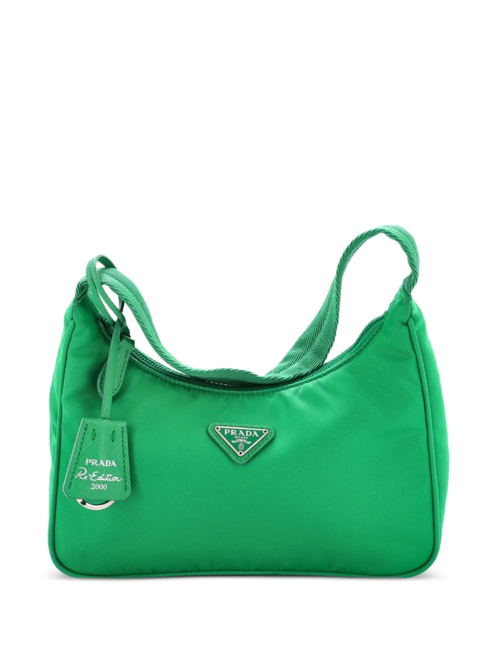 Prada Pre-Owned Re-Edition 2000 Tessuto Mini-Tasche - Grün