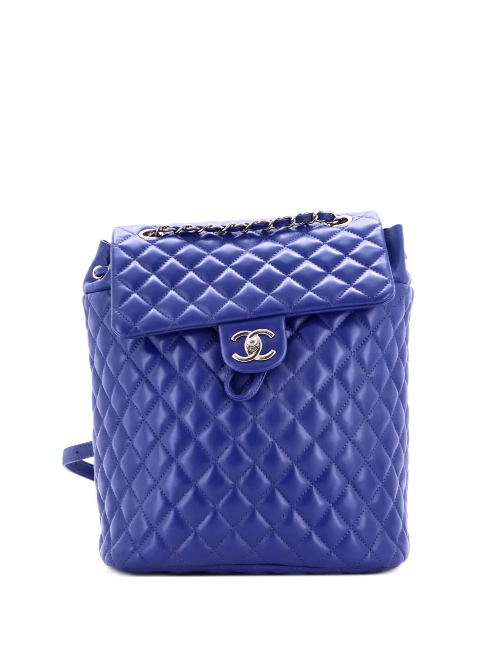 CHANEL Pre-Owned Großer Urban Spirit Rucksack mit Steppung - Blau