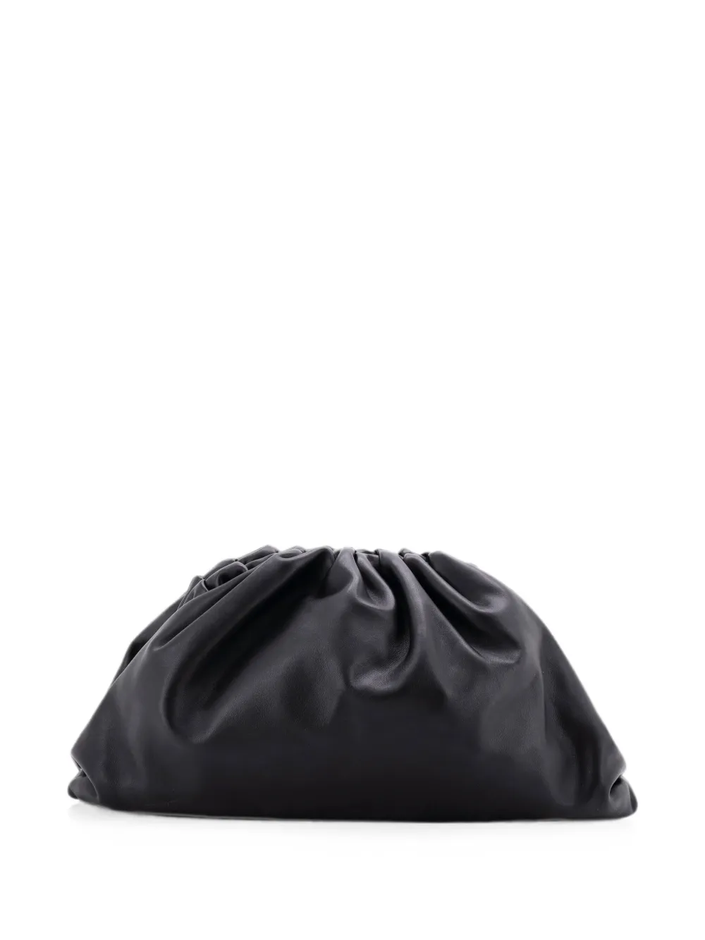 Bottega Veneta Pre-Owned The Pouch Leather clutch bag - Black