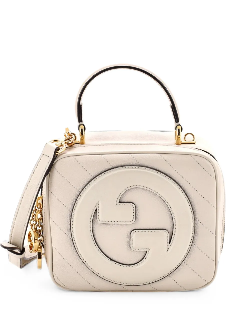 Gucci Pre-Owned Gesteppte Blondie NM Schultertasche - Weiß