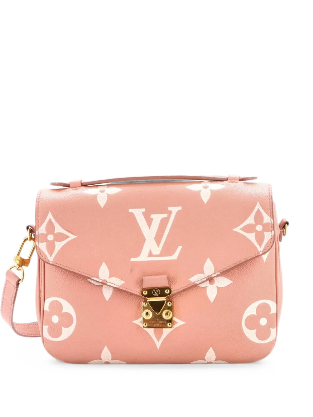 Louis Vuitton Pre-Owned Borsa a tracolla Pochette Metis Monogram Empreinte Giant bicolore - Rosa