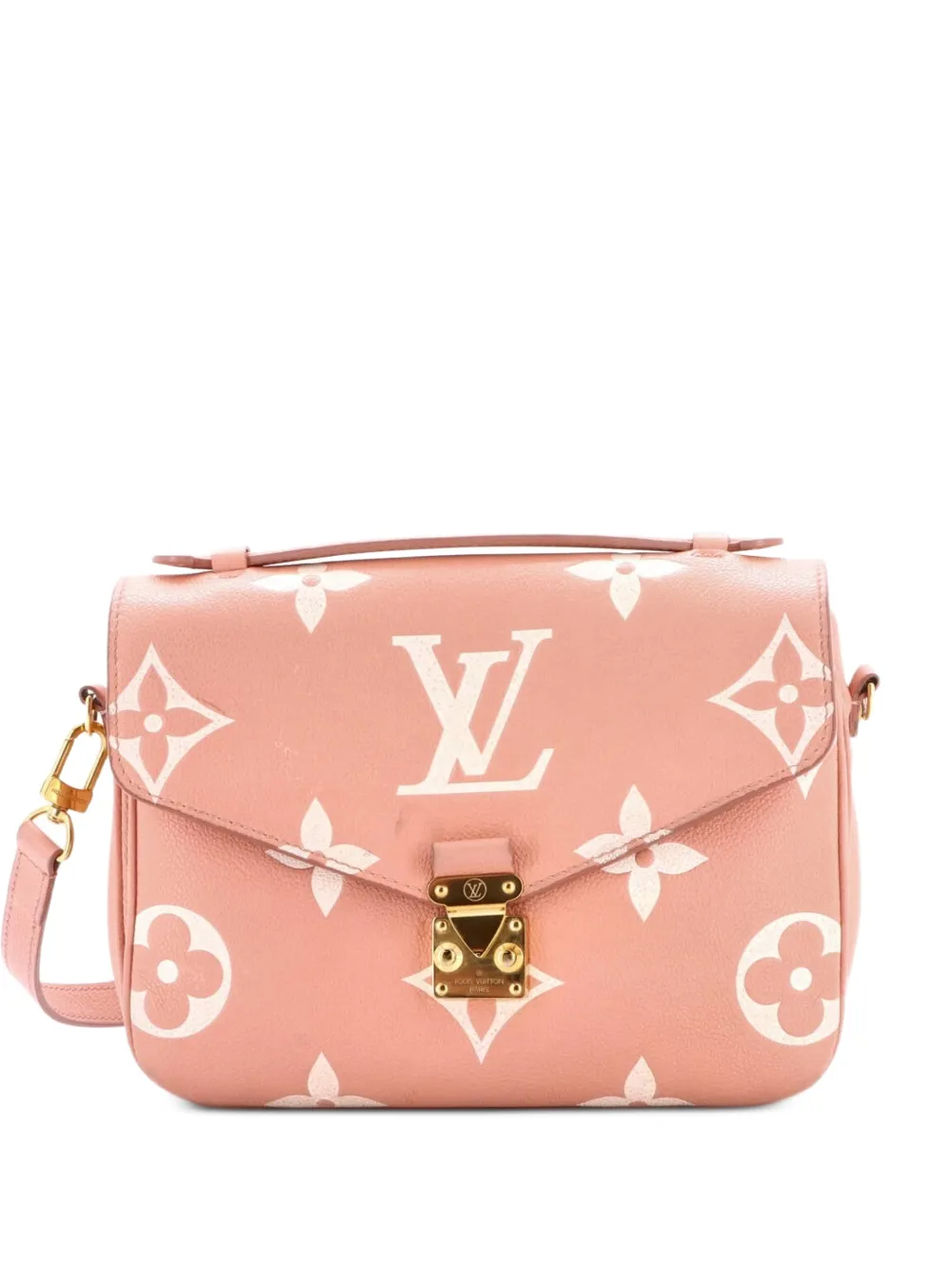 Louis Vuitton Pre-Owned Borsa a tracolla Pochette Metis Monogram Empreinte Giant bicolore - Rosa